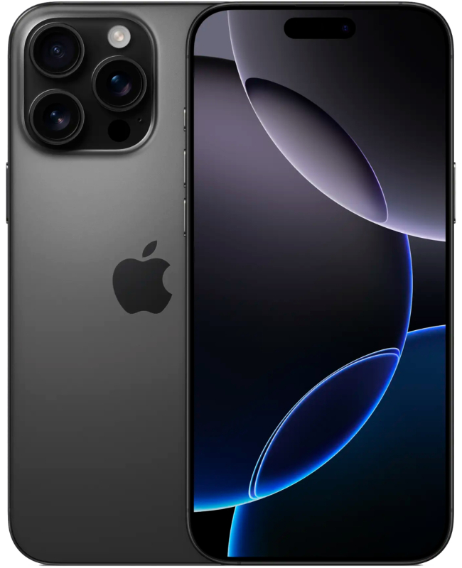 Телефон Apple iPhone 16 Pro Max 256Gb eSim (Black Titanium)